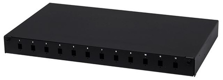 Przełącznica 19" 1U 12xSC Simplex Czarna stała