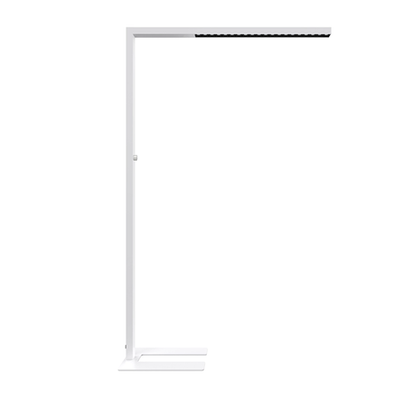 Zestaw ergonomiczny biurko Moris SPE O112WW fotel MENNKAR lampa D22 Pro