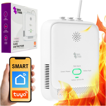 Czujnik gazu ZigBee Spacetronik ZB-DG02 Metan