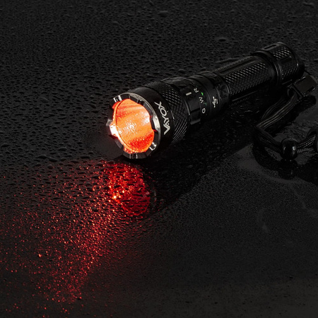 Latarka taktyczna 3-kolor 15W 1500lm VAYOX VA0099