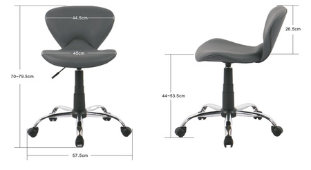 Krzesło kosmetyczne Spacetronik Binary (biały)