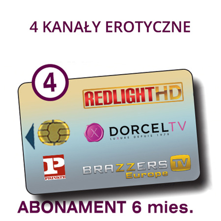 dORCEL channel access service 4+ 4ch/6m VCC6