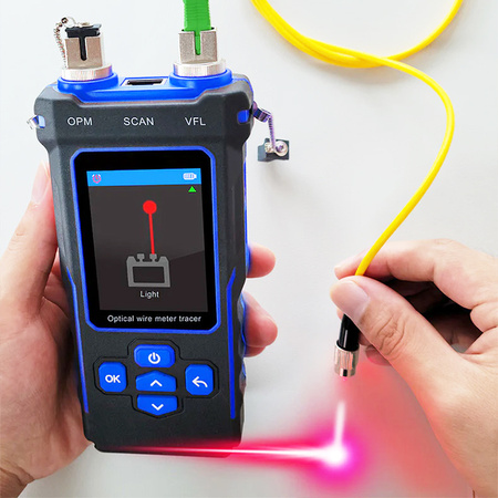 Spacetronik SP-LT08 LAN POE Optický tester