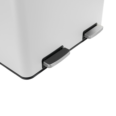 Funky Trash Can White Black Spacetronik Podwójny