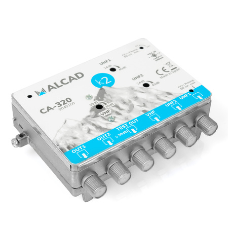 multiband-Verstärker ALCAD CA-320 24-230V 3/1 40dB