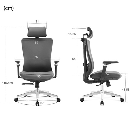 Fotel biurowy obrotowy MAURO