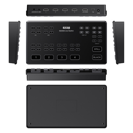 Mikser wideo audio 4xHDMI 1080p60 EZCAP328