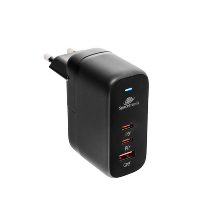 Ładowarka GaN 65W 2x PD 2x USB-C USB QC EU UK US