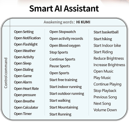 Smartwatch Kumi KU7 Meta 90 trybów 40 mm Srebrny