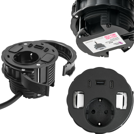 Gniazdo blatowe Spacetronik SPSRB41BB