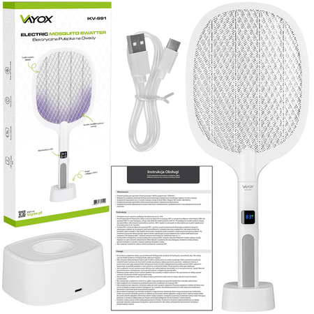 Packa klapka UV na owady VAYOX IKV-991 1200mAh wht