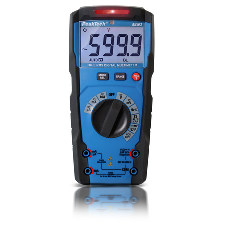 Digitálny multimeter PeakTech 3350 10A 600V dióda
