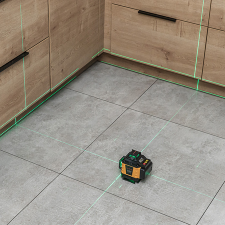 Poziomica laserowa 4D ECO Linbox z dodatkami
