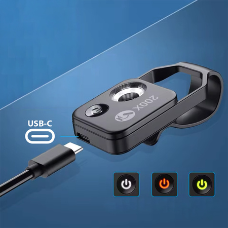 Objektív digitálneho mikroskopu pre telefón 200x LED