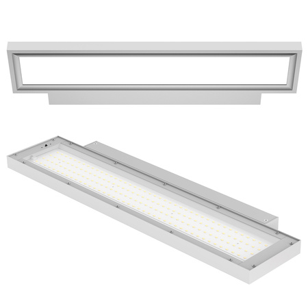 Lampa ścienna kinkiet do biura GLOW D24 Pro Biała