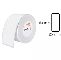 Etiketten Serie B Niimbot 25x60 mm 110 Stück weiß