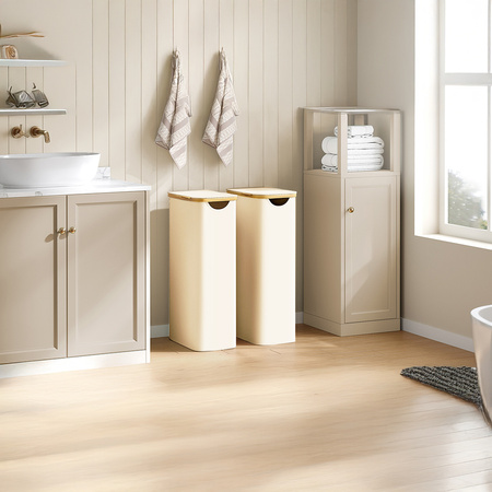 Kosz na pranie 65L 1 komorowy biały