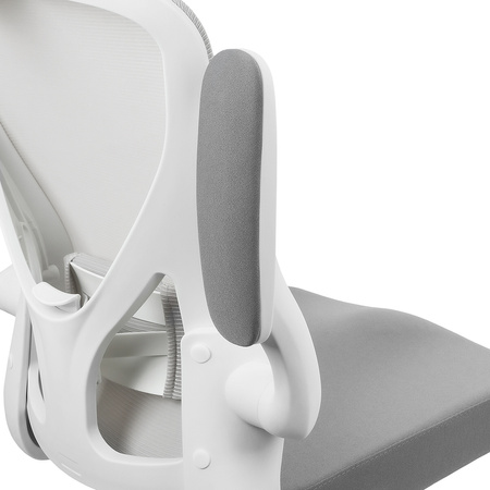 ARON White swivel office chair