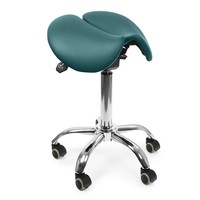 Ergonomic adjustable hocker SELLA blue