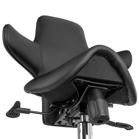 Ergonomiczny hoker regulowany SELLA czarny