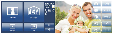 Monitor Smart 4.3" Spacetronik DiO SPD-M432TW