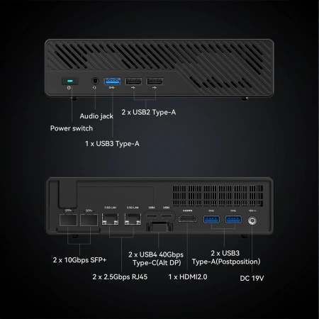 Minisforum PC Intel i9 12900H 32GB DDR5 M.2 1TB