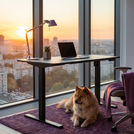 Elektryczne biurko Spacetronik Moris 125DB 100x60