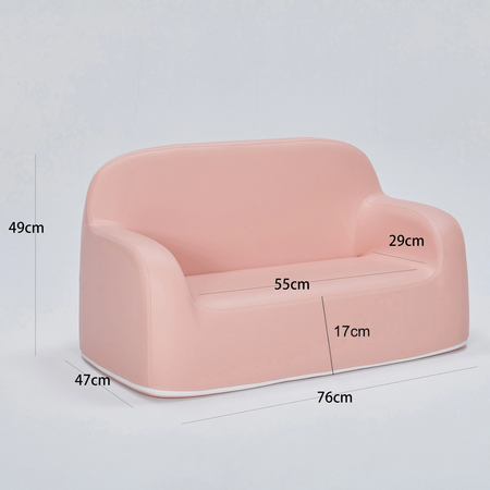 Zestaw mebli dziecięcych Spacetronik – stolik SPEX201 i sofa SPC-XD-24 waniliowy