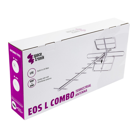 Anténa DVB-T2 Spacetronik EOS L Combo White