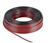 Kabel głośnikowy Goobay 2x2.5mm CCA 100m black-red