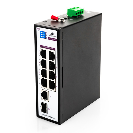 SWITCH 8-port SP-SGI108SP Industrial PoE SFP