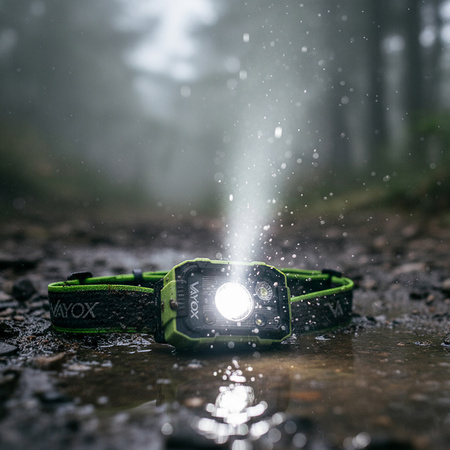 Latarka czołowa 500lm VAYOX VA0415 Dual-Hammer LED