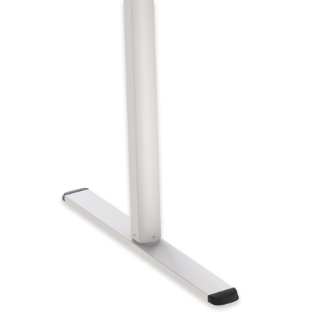 Spacetronik Moris SPE-O121 120x60 electric desk, White frame, Light wood top