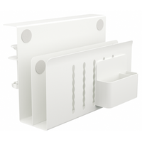 Boczny organizer do biurka na zacisk 30×30×12 cm biały SPB164W