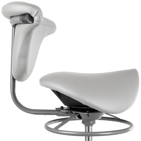 Ergonomiczny hoker regulowany SELLA 2 biały