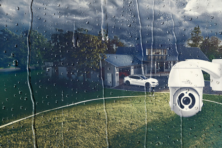 HomeGuard AI outdoor 2K WiFi camera HGWOB-253