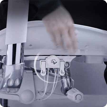 Fotel biurowy obrotowy Springle 66 Szary