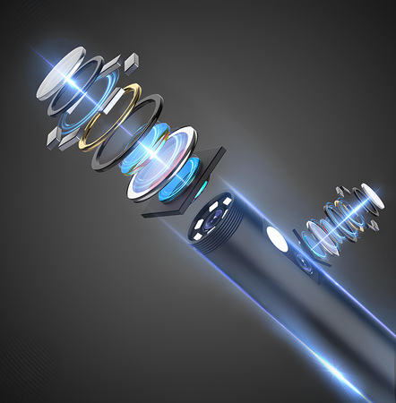 Endoskopická kamera s dvojitým objektivem 8 mm SPU-E02 5m