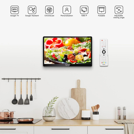 Sylvox 15.6” Smart Google TV podszafke do kuchni