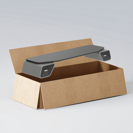 Audio stand with speakers for 90cm monitor