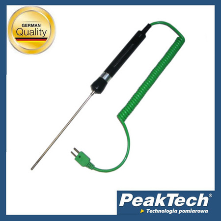 Snímač teploty kapaliny typu K Peaktech TF-40