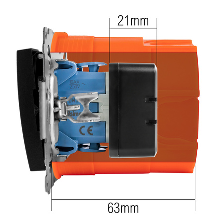 Mini spínač elektrický SMART WiFI Tuya 2