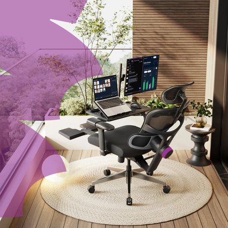 Zestaw Spacetronik LUMBO 33 z podstawką SPC LUMBO do laptopa