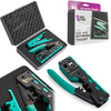 Pass-through set with crimper and RJ plugs PT-S02