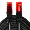 RJ45 CAT 6 U/UTP AWG24 čierny 20 m kábel