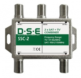 RTV/SAT-Kombinator x2 DSE SSC2 für twina