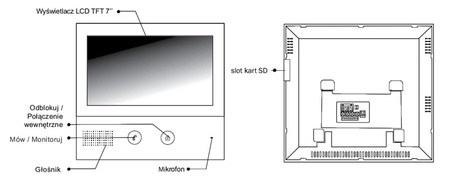 Spacetronik DiO 7" Smart Monitor SPD-M772TW