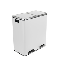 Funky Trash Can White Black Spacetronik Podwójny