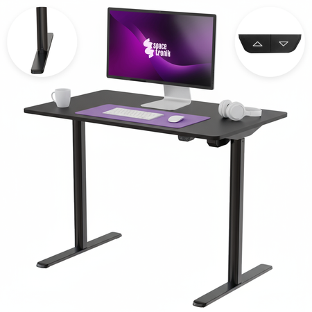 Spacetronik Moris 121BB 100x60 elektrický stôl