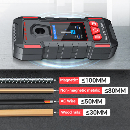 Detektor przewodów metalu drewna Noyafa NF-5105